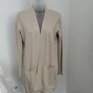 Chic Beige Women's Cardigan